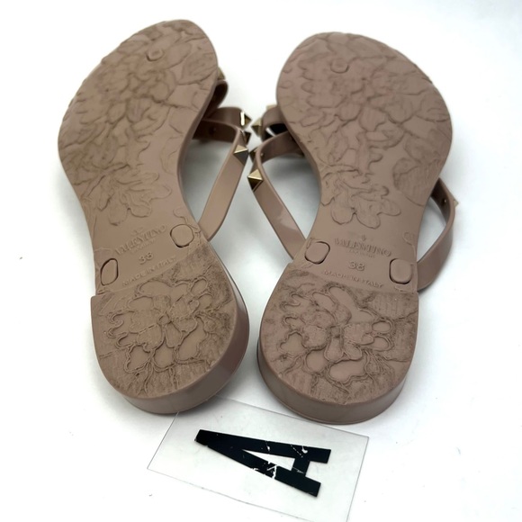 VALENTINO GARAVANI Rockstud Jelly Thong sz 8 - Picture 11 of 12